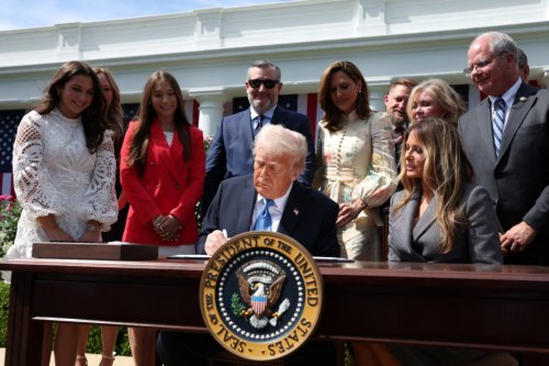 WATCH: Trump signs Take It Down Act, bill combating nonconsensual deepfakes and revenge porn