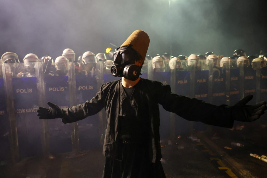Turkey detains journalists as protests grow over the jailing of key Erdogan rival