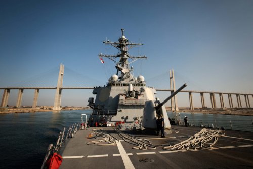 Houthis claim attacks on ships in Red Sea as U.S. Navy destroyer fired in self-defense, officials say