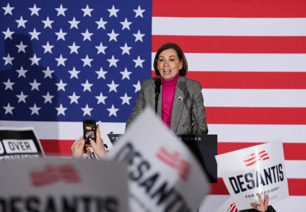 Iowa Republican Gov. Reynolds says she won’t seek reelection in surprise announcement