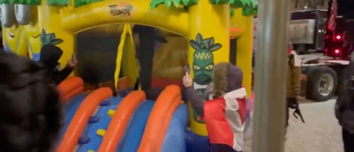 Ottawa Mayor Jim Watson Says It’s ‘Disturbing’ To See Kids Having Fun In Bouncy Castles At Trucker Protest