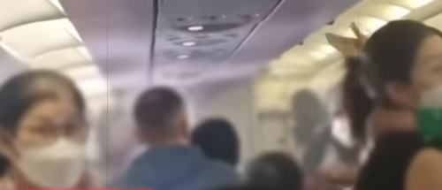 Video Shows Passengers Panic After Phone Battery Explodes Mid-Flight