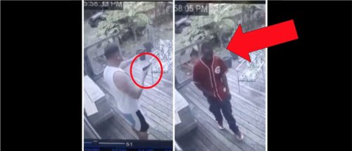 Man Tries To Break Into House, Homeowner Responds By Pulling Gun In Epic Video