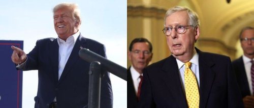 McConnell Trolls Trump With Monogrammed Whiskey Gift To Fellow Senators