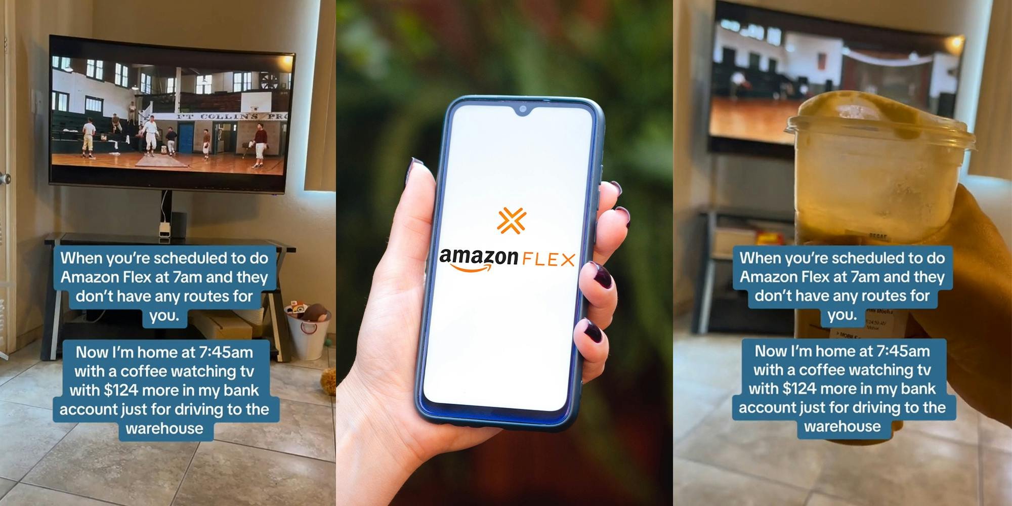 'I'm at home at 7:45am with a coffee watching tv': Amazon Flex worker says she made $124 in less than an hour. Viewers want in