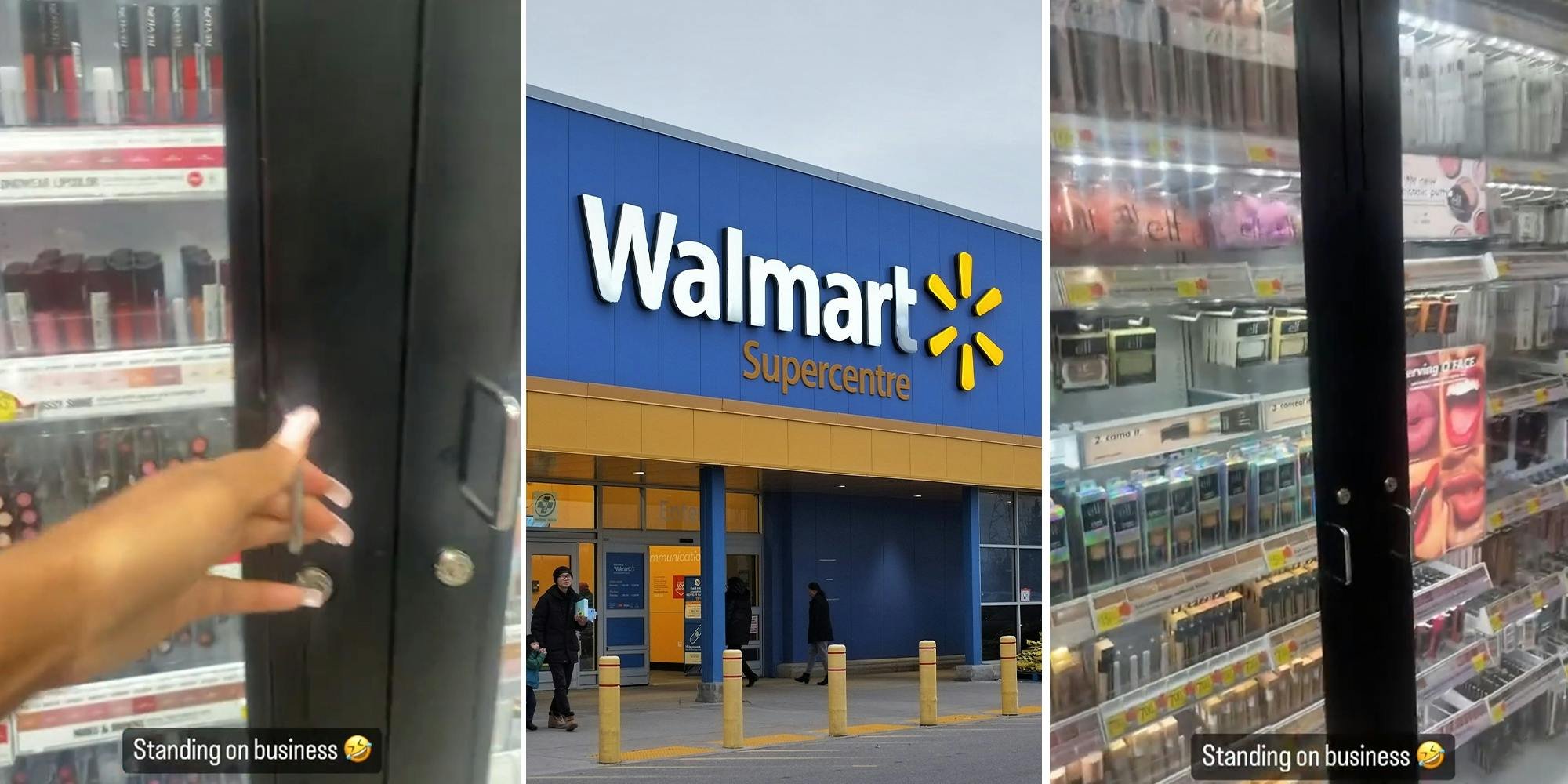 ‘Now im waiting 20+ for a worker to show up’: Walmart shoppers discover entire makeup aisle locked behind glass doors
