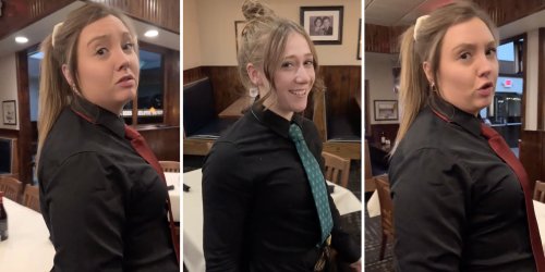 ‘What’s wrong with sitting on the same side of the booth?‘: Steakhouse waitress start debate after saying servers ‘judge’ you when you sit on same side of booth