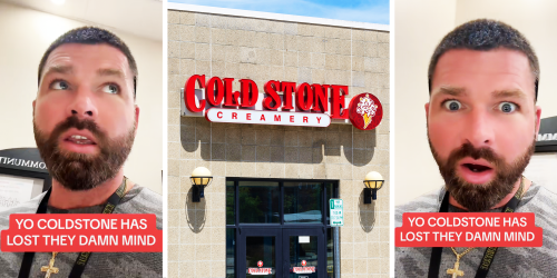 ‘COLD STONE HAS LOST..THEY MIND’: Customer goes to Cold Stone. Then he takes a closer look at the triple pint