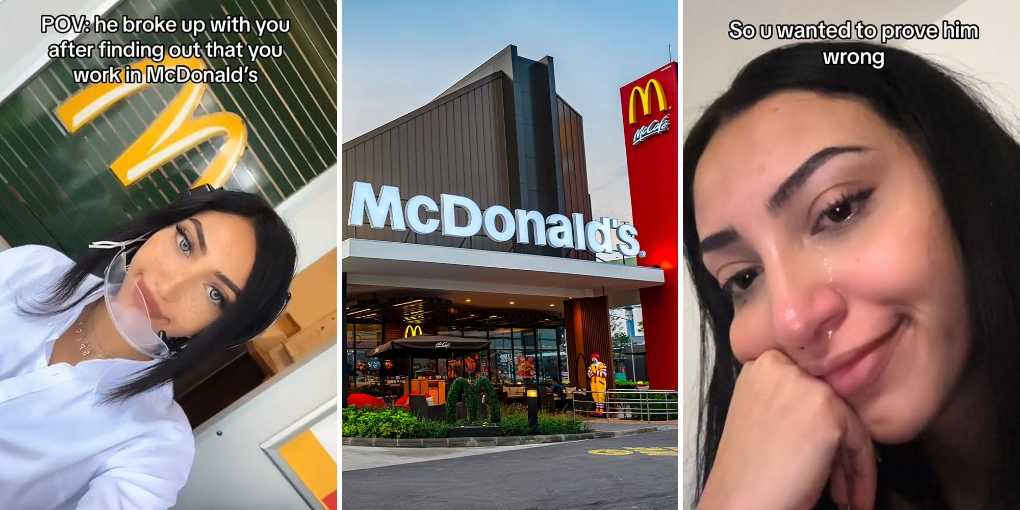 ‘Wanted to prove him wrong’: Woman says boyfriend broke up with her after finding out she works at McDonald’s. She tried to get revenge