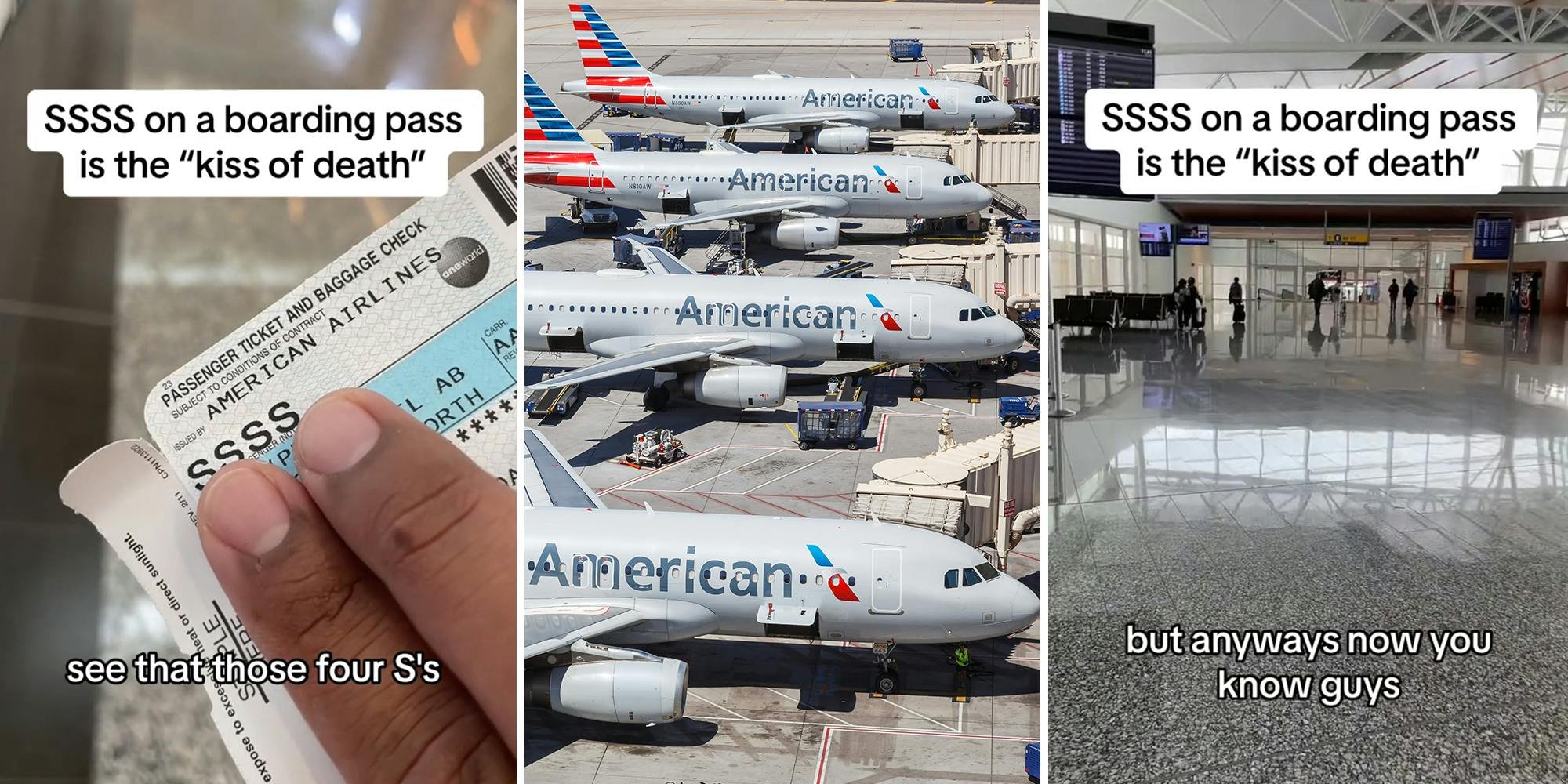 ‘Be prepared’: American Airlines passenger says ‘SSSS’ at the airport is the ‘kiss of death’