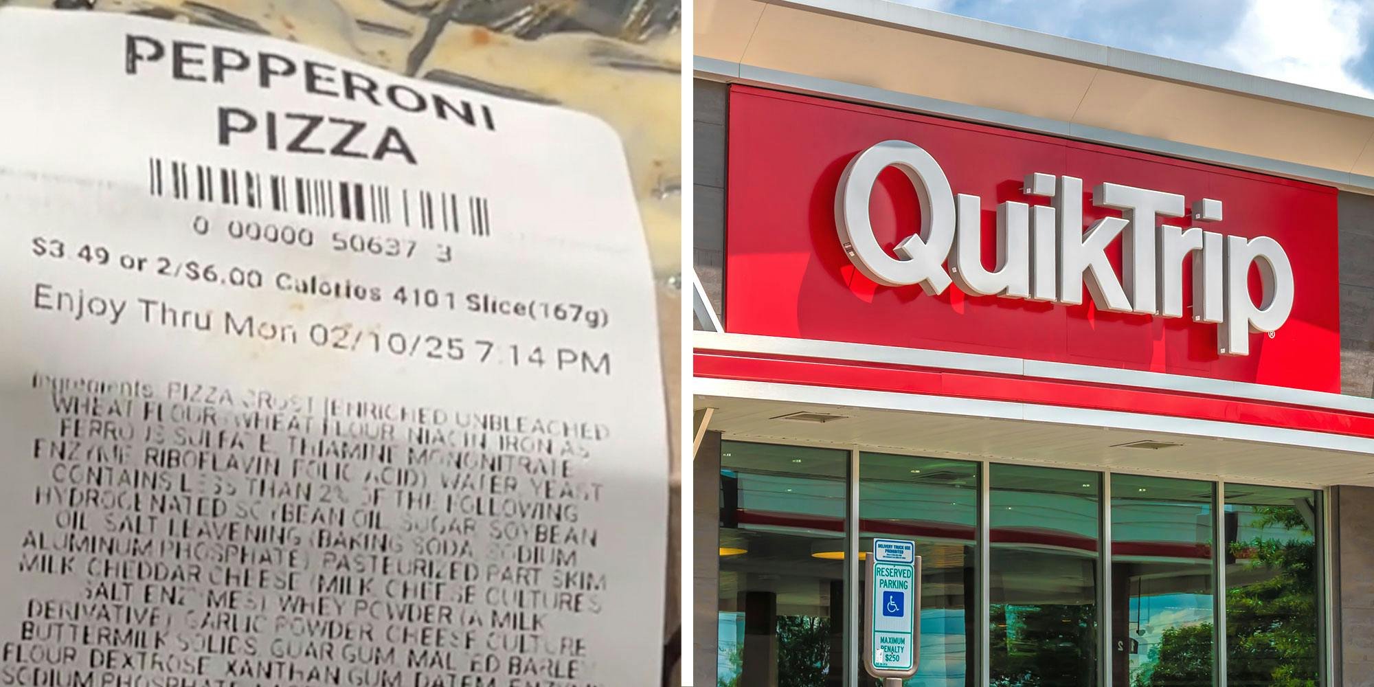 ‘I just threw this … in the trash’: Man buys pizza at QuikTrip. Then he takes a closer look at the label