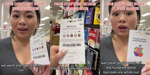 'Happened to me, too': Target customer warns viewers of alleged $100 Apple gift card scam
