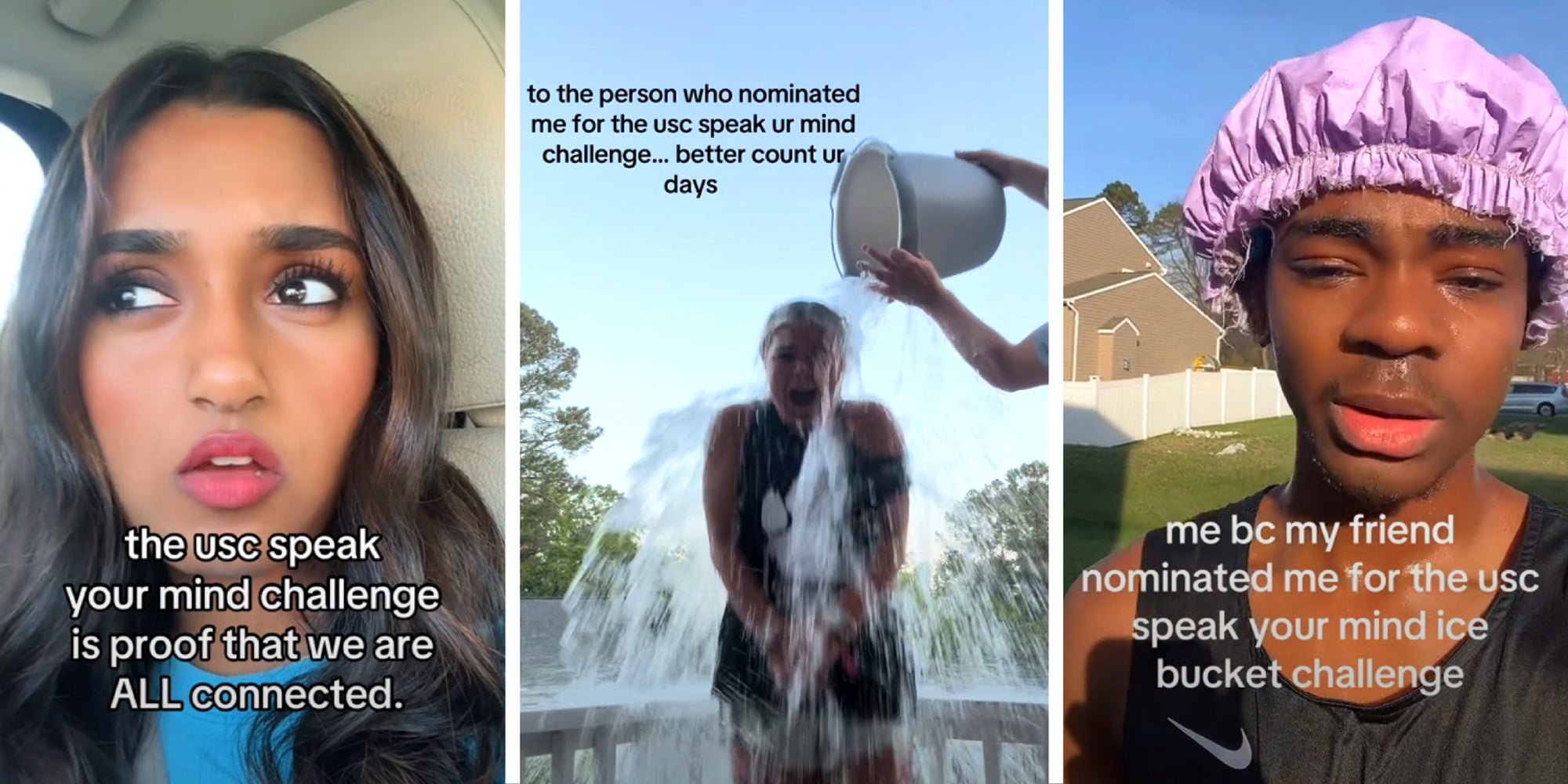 USC Speak Your Mind: The new viral challenge that’s part ice bucket, part emotional breakdown