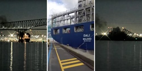 Ship That Hit Baltimore Bridge Had Gone Viral Before For Crashing Into A Port