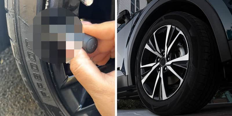 ‘I got a manicure & so did these rims’: Woman’s car rim has paint damage. Then she uses this ingenious trick to fix it