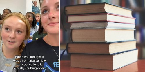 College Students Attend ‘Normal’ Assembly, Learn Their School Is Shutting Down