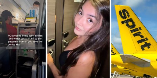 Water On Spirit Airlines Costs $4.89. Customers Use Unique Trick To Get It Free