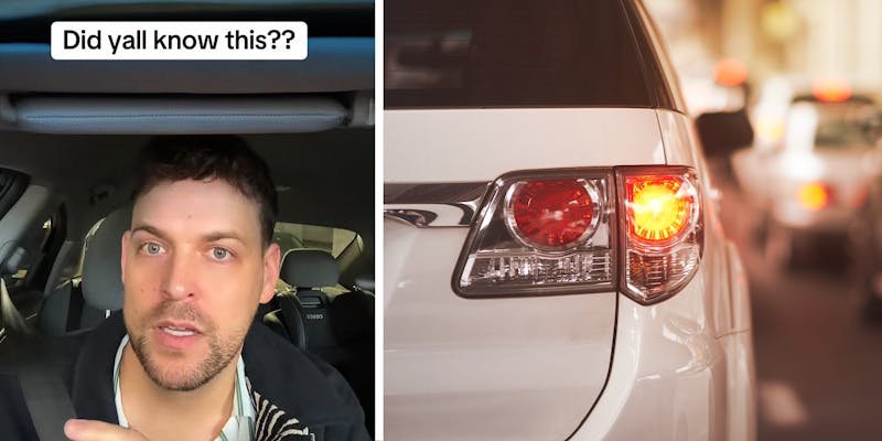 ‘Why has no one ever told me this?’: Man doesn’t realize his taillight is out. Then he uses his turn signal
