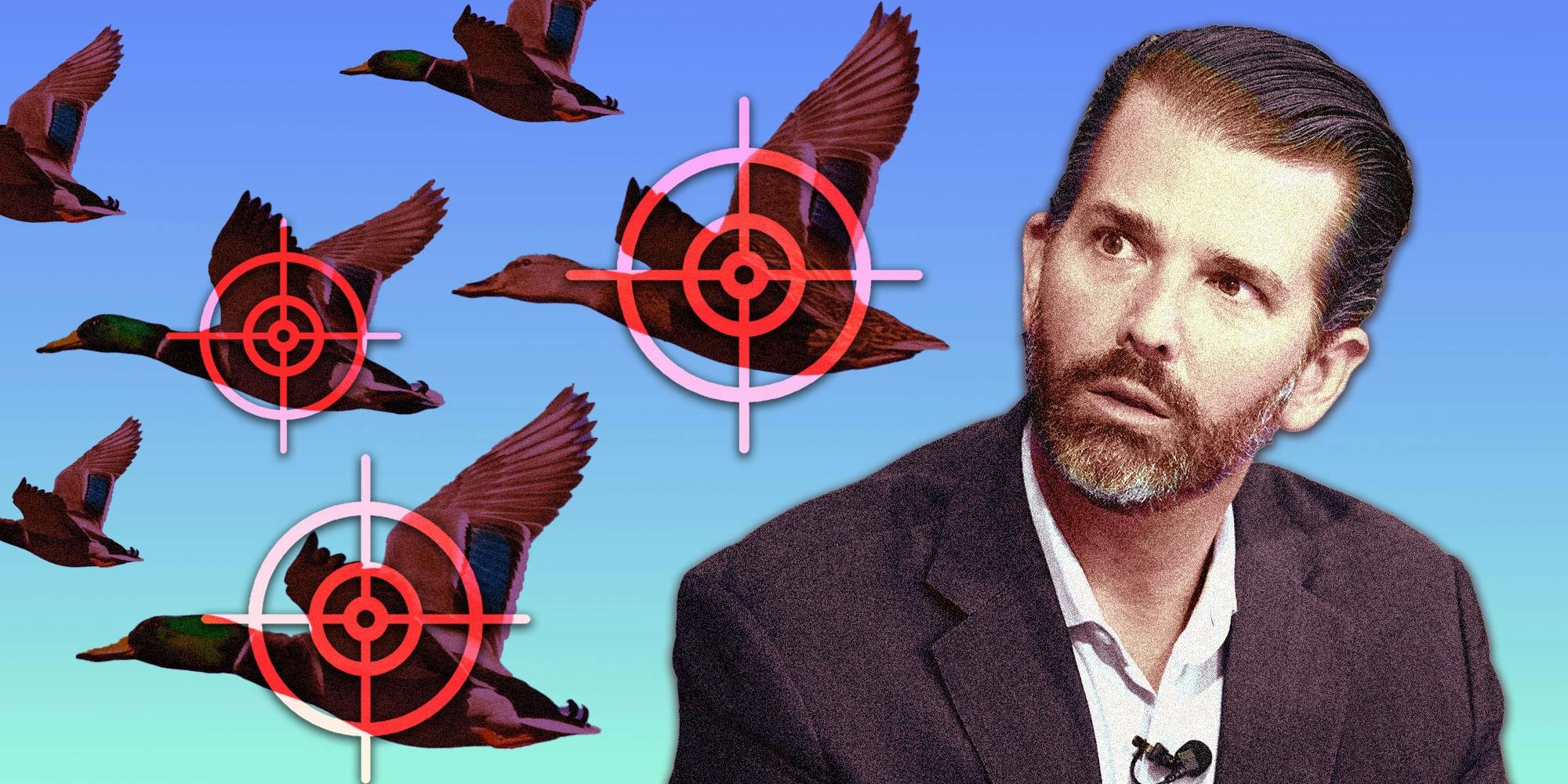 Trump Jr.’s own outdoor lifestyle brand accidentally outs him for allegedly hunting protected duck