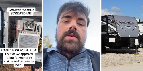 Man buys a Springdale Keystone RV from Camping World. Then he asks them to winterize it