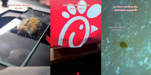 'You're not going to ruin it for me': TikToker looks at Chick-fil-A chicken under a microscope