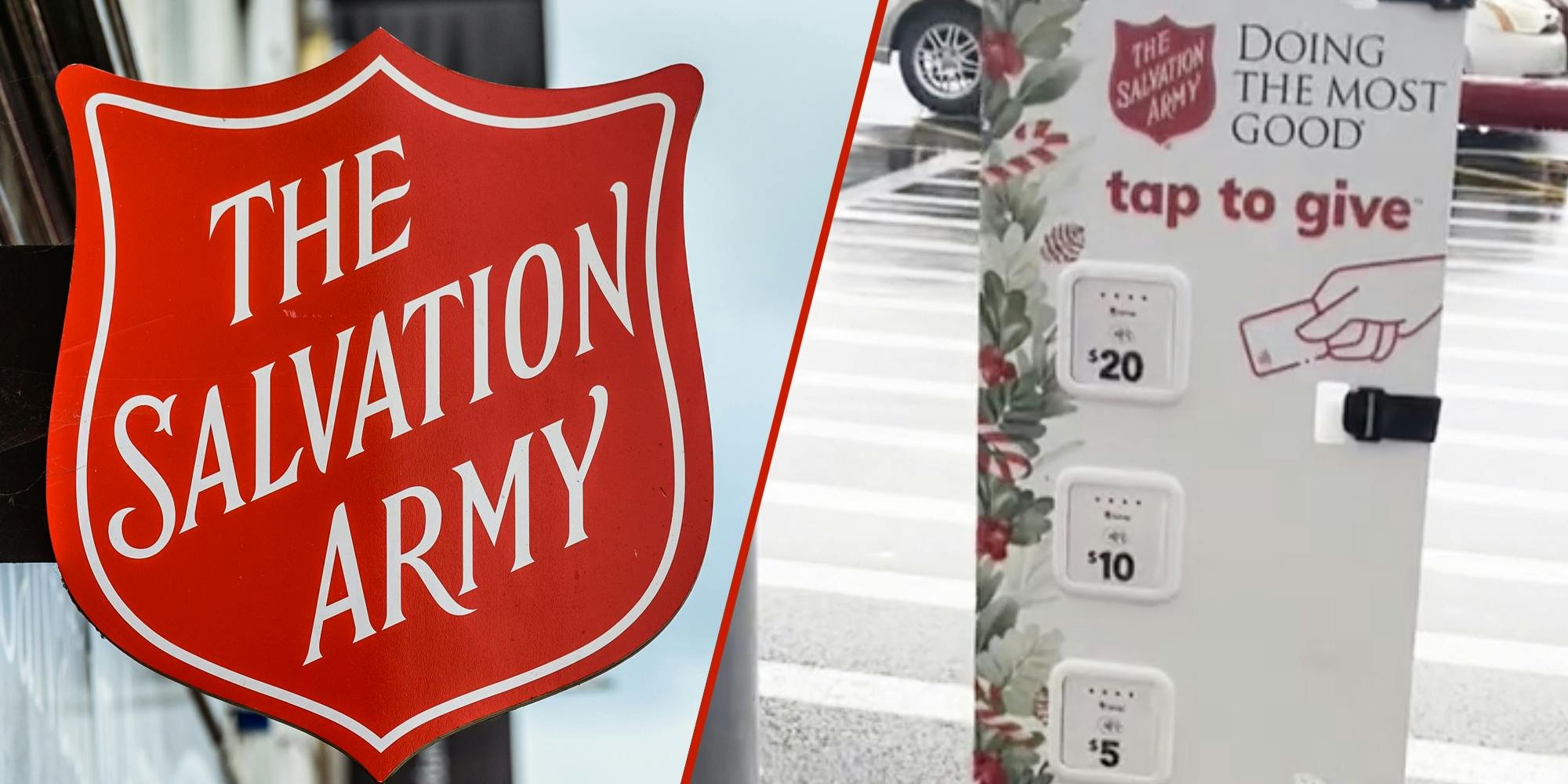 ‘Not even a dollar option?’: Salvation Army now takes Apple Pay with only $5, $10, and $20 donation options for customers who don’t carry cash, angering viewers