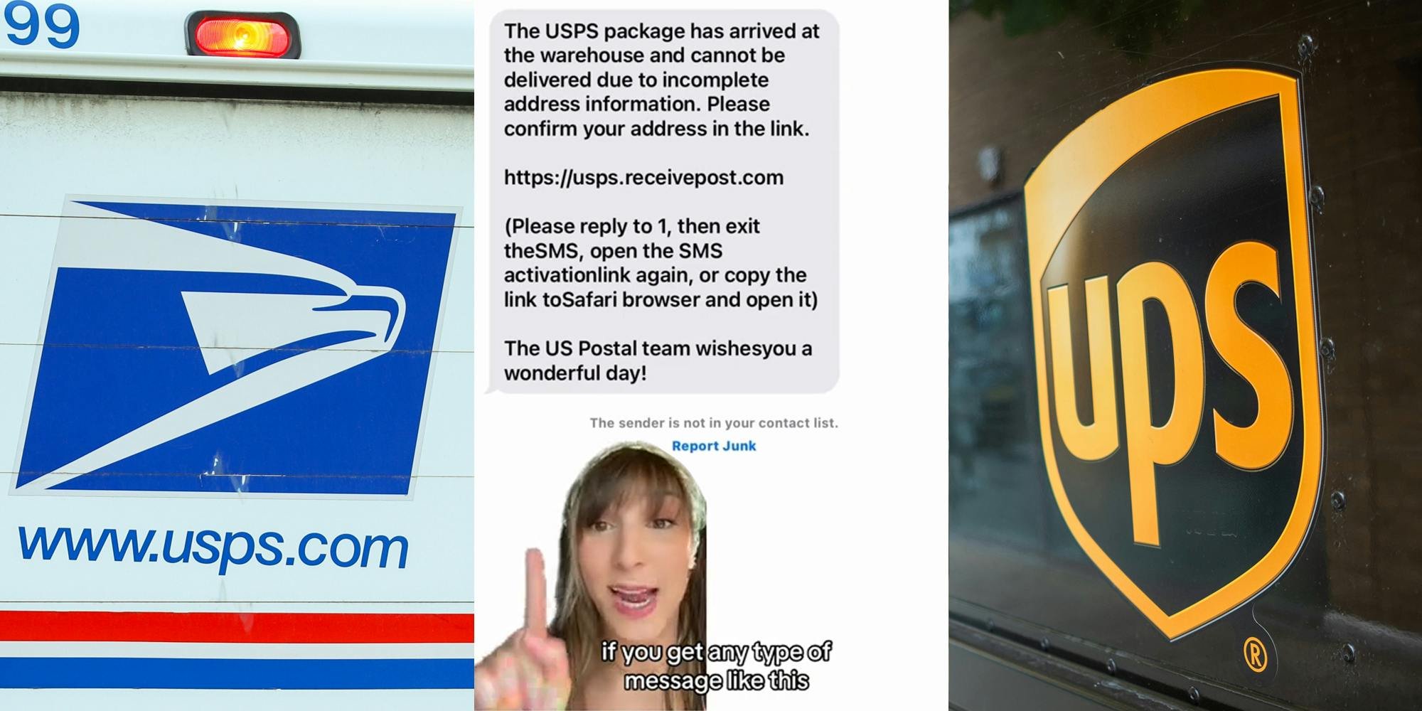 ‘UPS, USPS will never text you’: Customer warns of texts that purportedly come from USPS, UPS