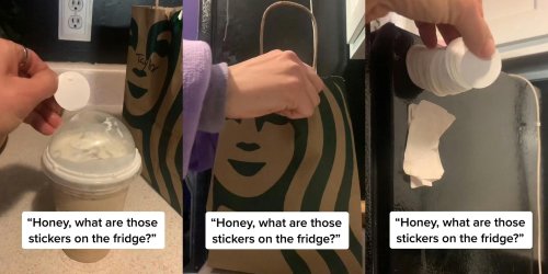 'Tell me you are rich without telling me you are rich': Starbucks customer keeps every sticker from her delivered drinks. It's a lot
