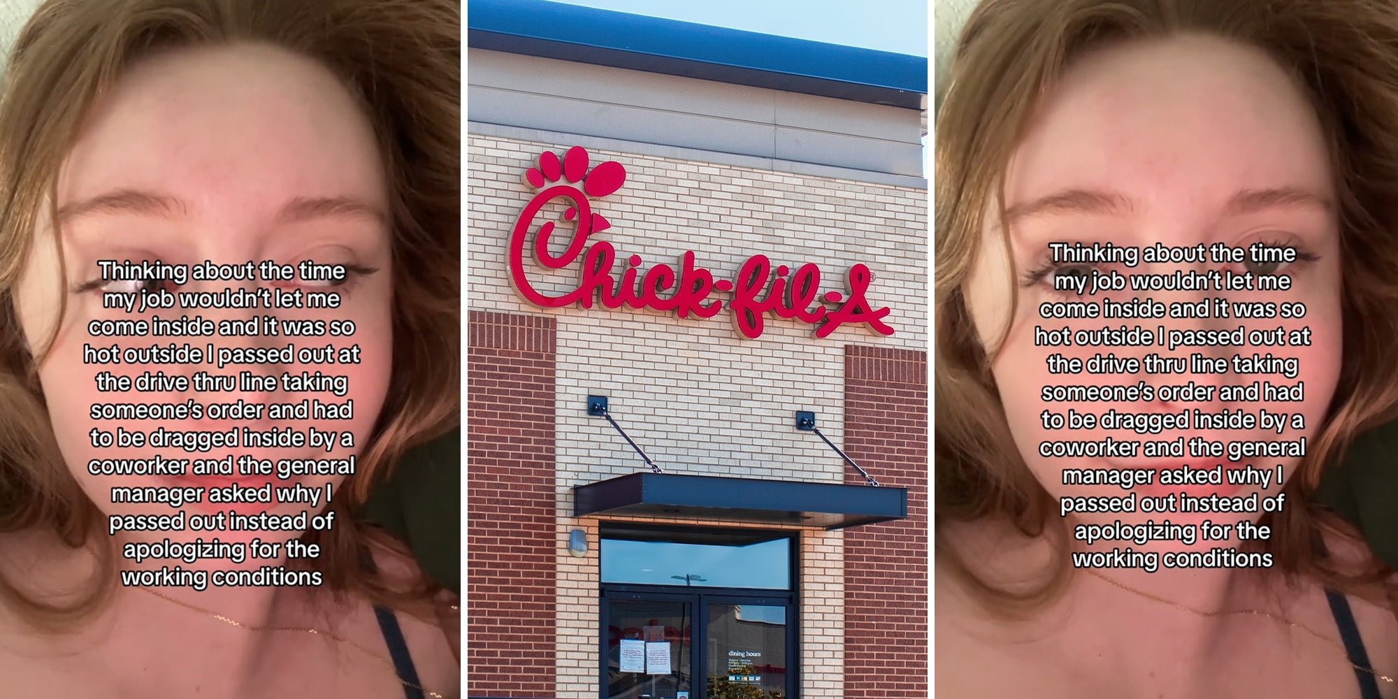 ‘I wish there was more done about it’: Chick-fil-A worker says she passed out at drive-thru because boss wouldn’t let her in