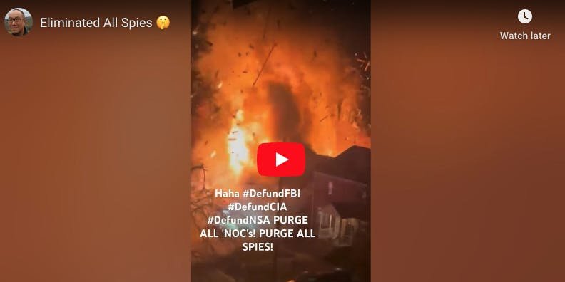 'Eliminated all spies': People think Arlington house explosion suspect survived blast, is taunting feds from secret YouTube channel