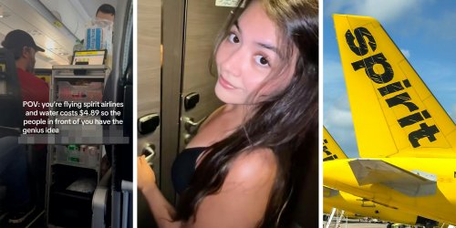 ‘Then everyone on the plane starts doing it’: Water on a Spirit Airlines flight costs $4.89. Then customers use this unique trick to get it for free