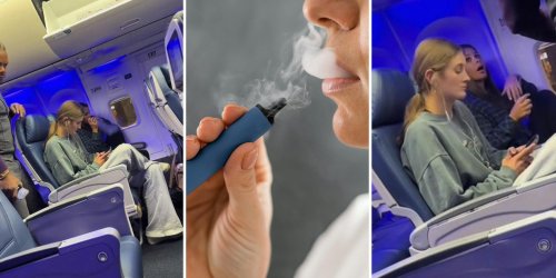‘The lack of self control is actually astonishing’: Woman gets caught vaping on plane, says she didn’t mean to