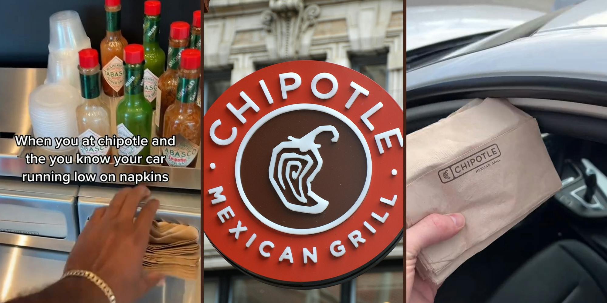 'I shouldn't walk out with more napkins than meat!!': Chipotle announces it's selling napkin holders to customers. It backfires