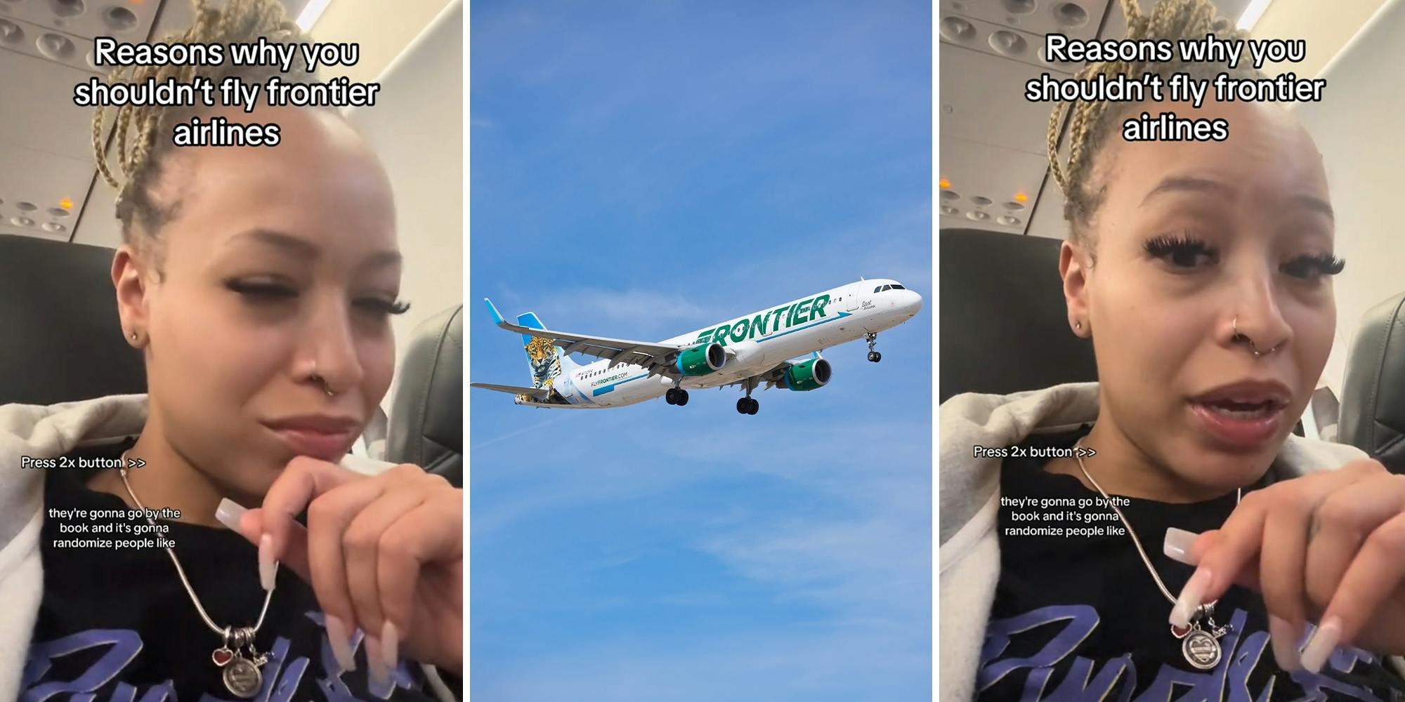 ‘That would drive me crazy’: Customer says Frontier Airlines forced people off plane, kept their luggage