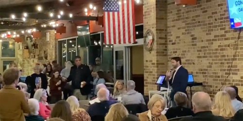 'Literally got wrecked by a high schooler': Dan Crenshaw heckled in viral video of confrontation with young girl about religion
