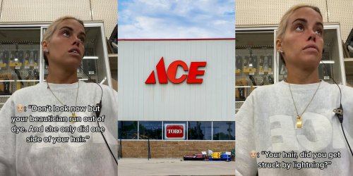 'Working in hardware as a young woman is EXHAUSTING': Ace Hardware worker films things customers say to her