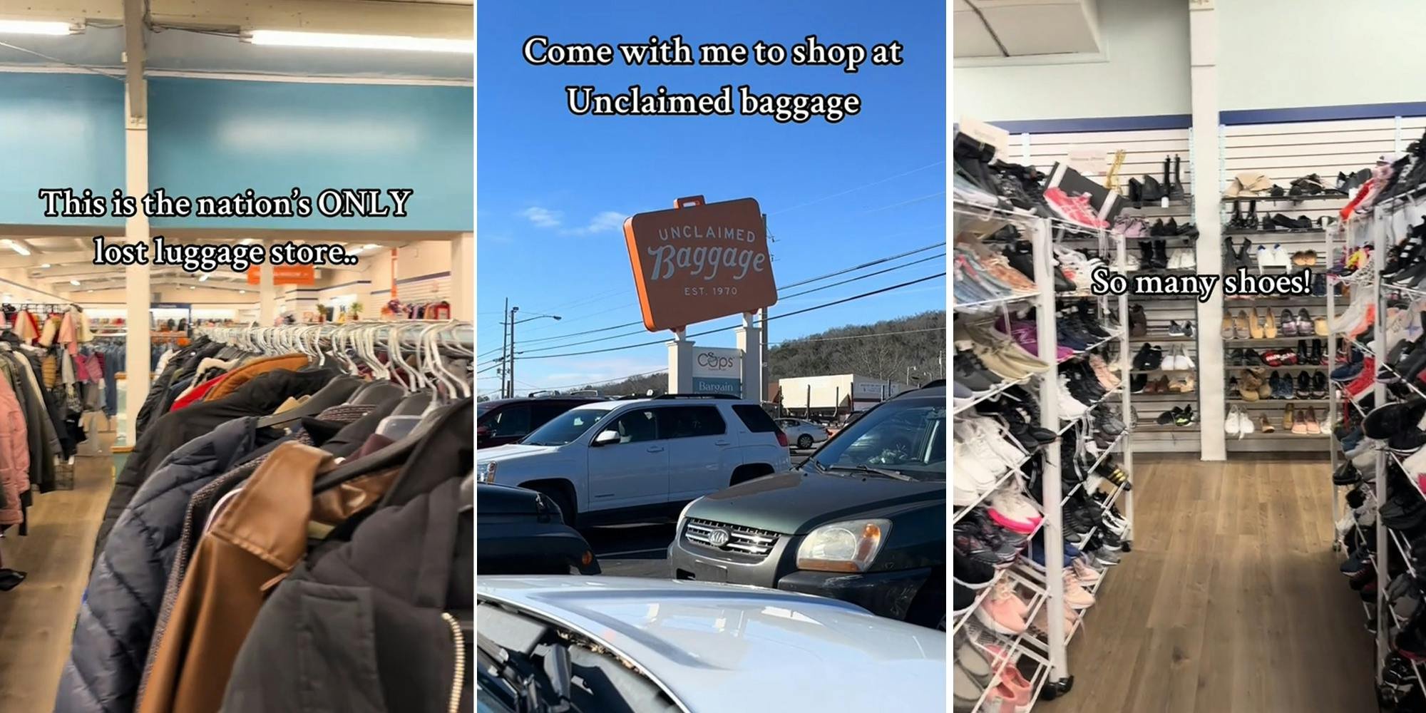 ‘I would be so mad to find out this is where my missing luggage went’: Woman goes shopping at thrift store that sells people’s lost baggage
