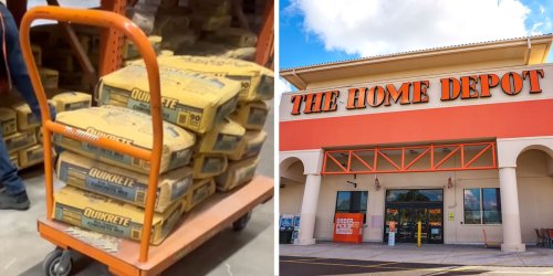 Home Depot Shopper Sparks Controversy After Trying To Buy Concrete Mix