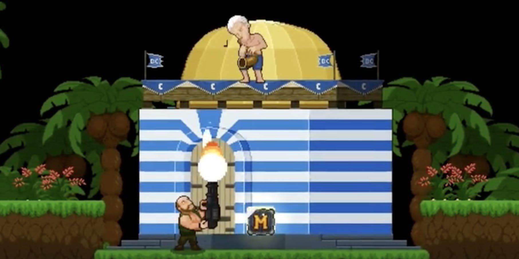 Alex Jones launches arcade-style video game—where you go to Epstein Island to hunt Bill Clinton