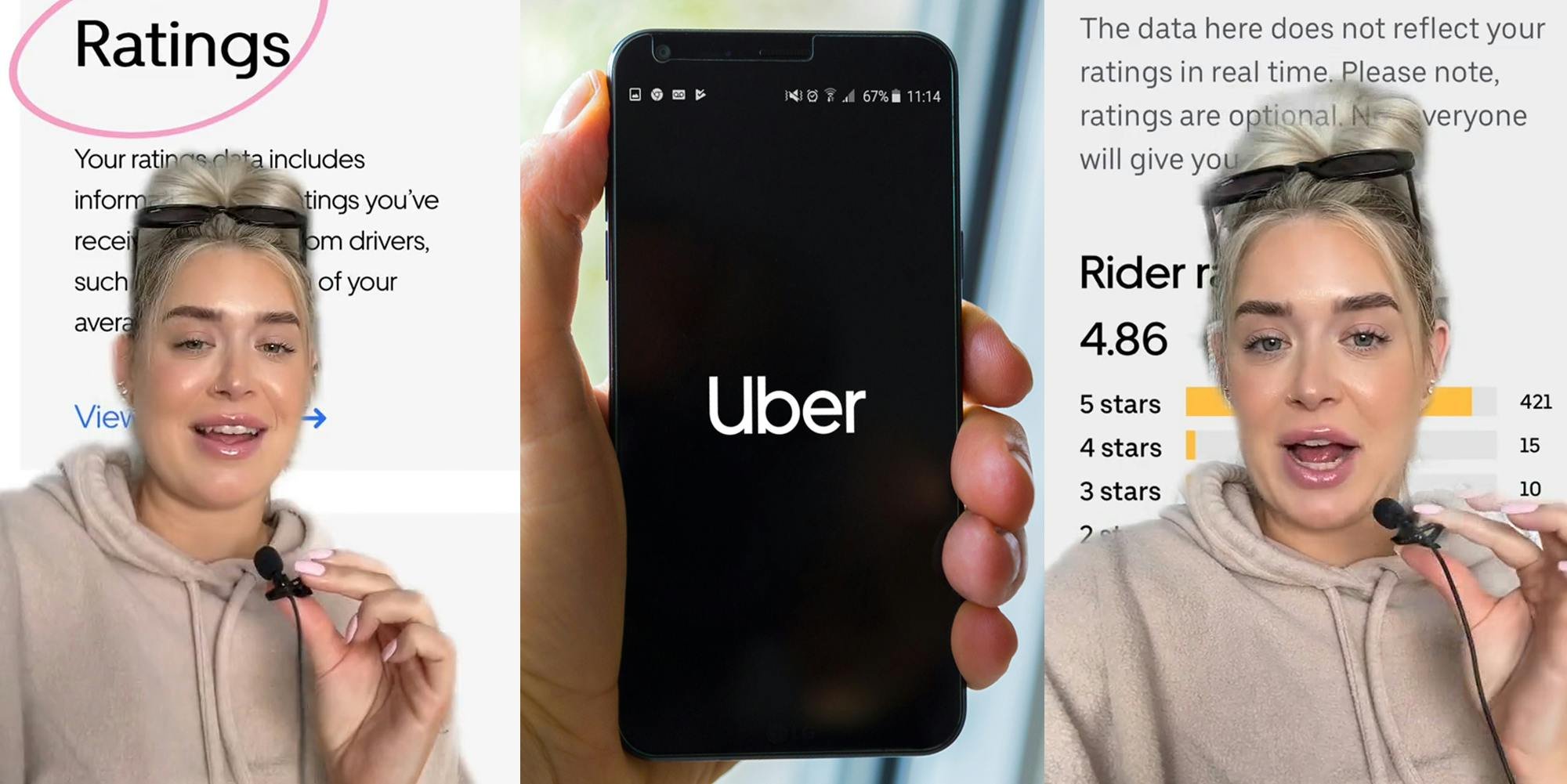'All I do is sit there?': Customer reveals how to see how Uber drivers have rated you