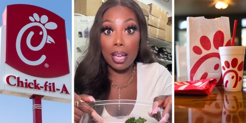 Chick-fil-A Customer Says $13 Kale Salad Is Worth It. Then She Opens The Plate