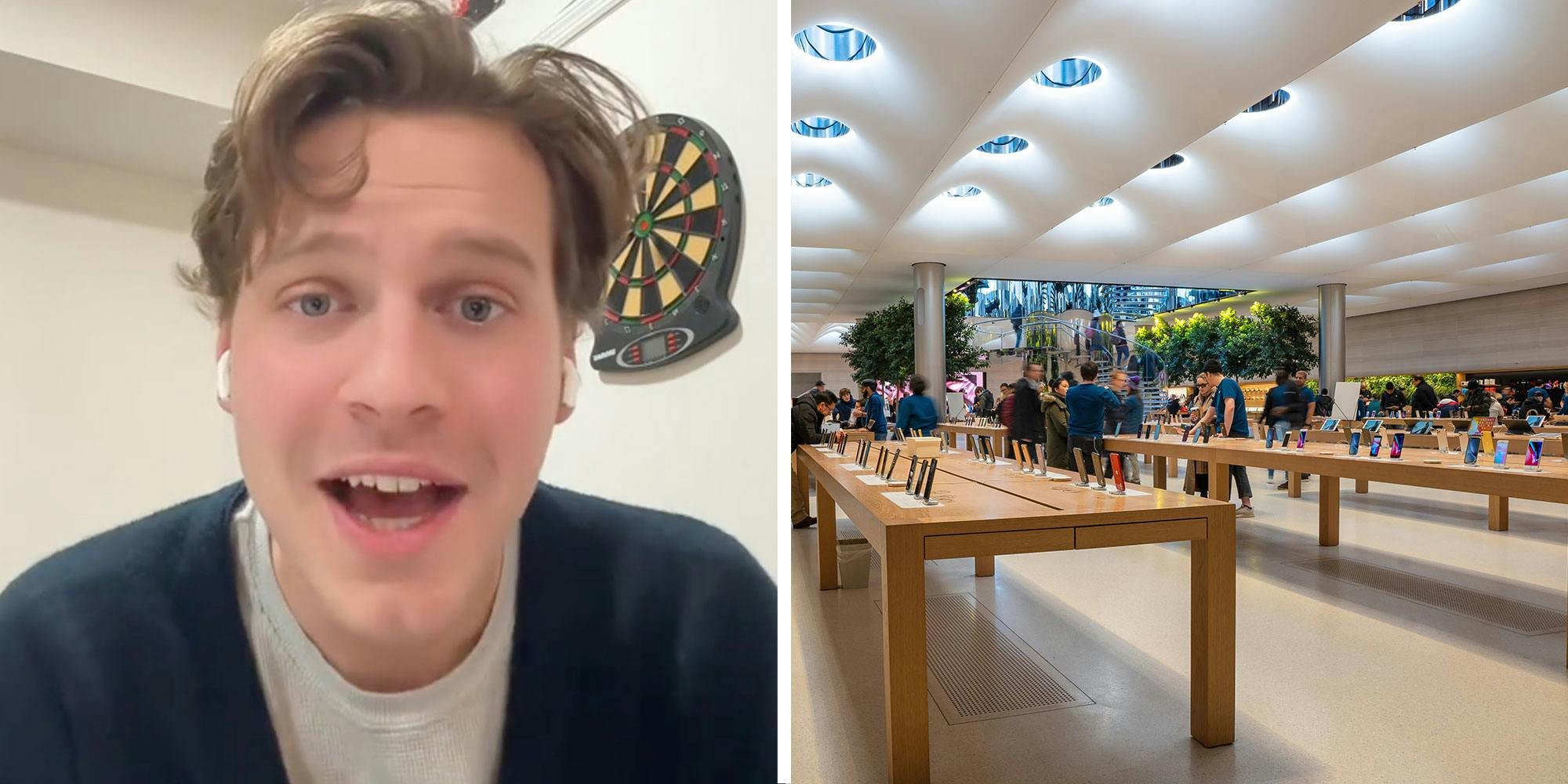 ‘You have made me uncomfortable’: Apple Store worker asks customer if he wants a bag. Then the customer says something unexpected