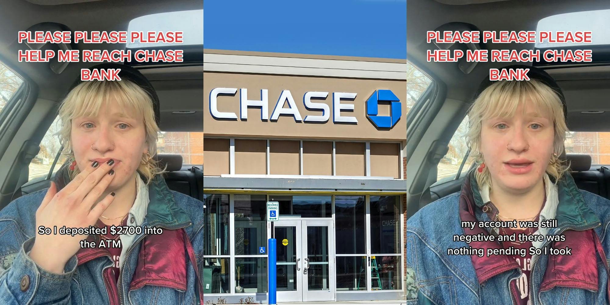 'I have no money now': Woman says Chase ATM ate her $2,700 deposit that never made it into her account