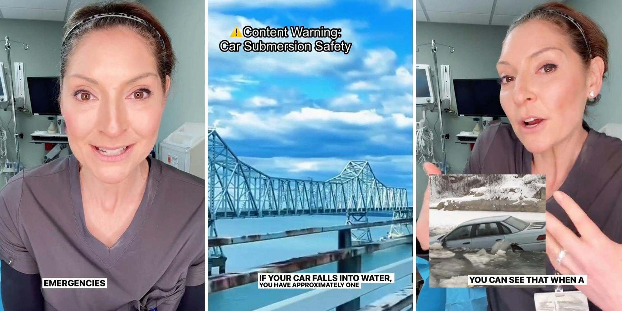 ‘You have 1 minute to get out’: Expert shares what to do if your car falls into water