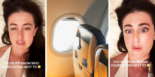 “YOU NEVER KNOW WHO YOU’RE SITTING NEXT TO”: Woman is on flight, strikes up a conversation with her seatmate. Then she finds out who he is