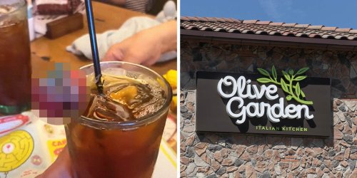 Olive Garden Customer Orders A Drink—It Comes Topped With A Moldy Strawberry