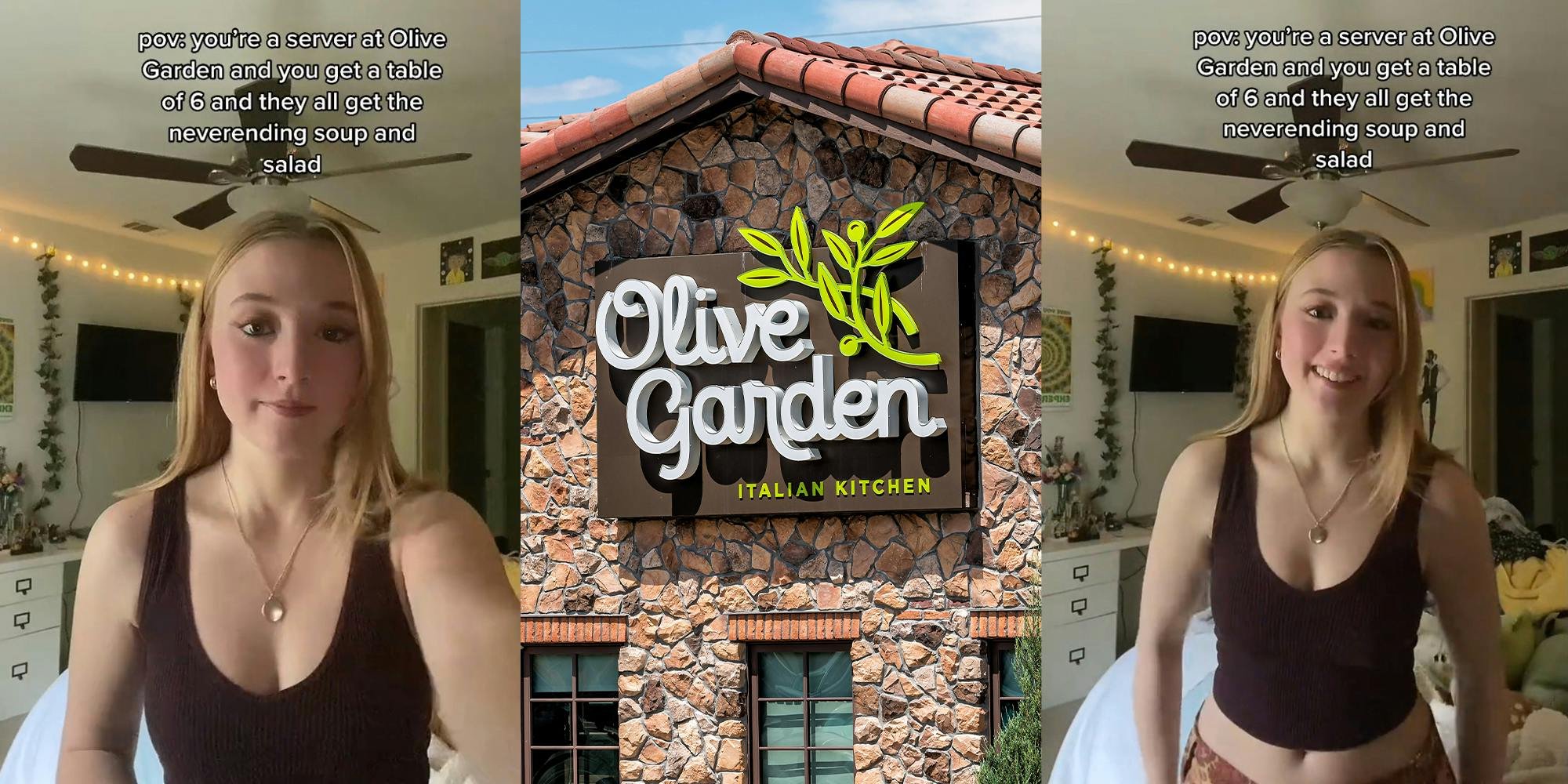 'I'm sorry I'm very broke': Olive Garden worker complains about when tables of 6 or more all order never-ending soup and salad