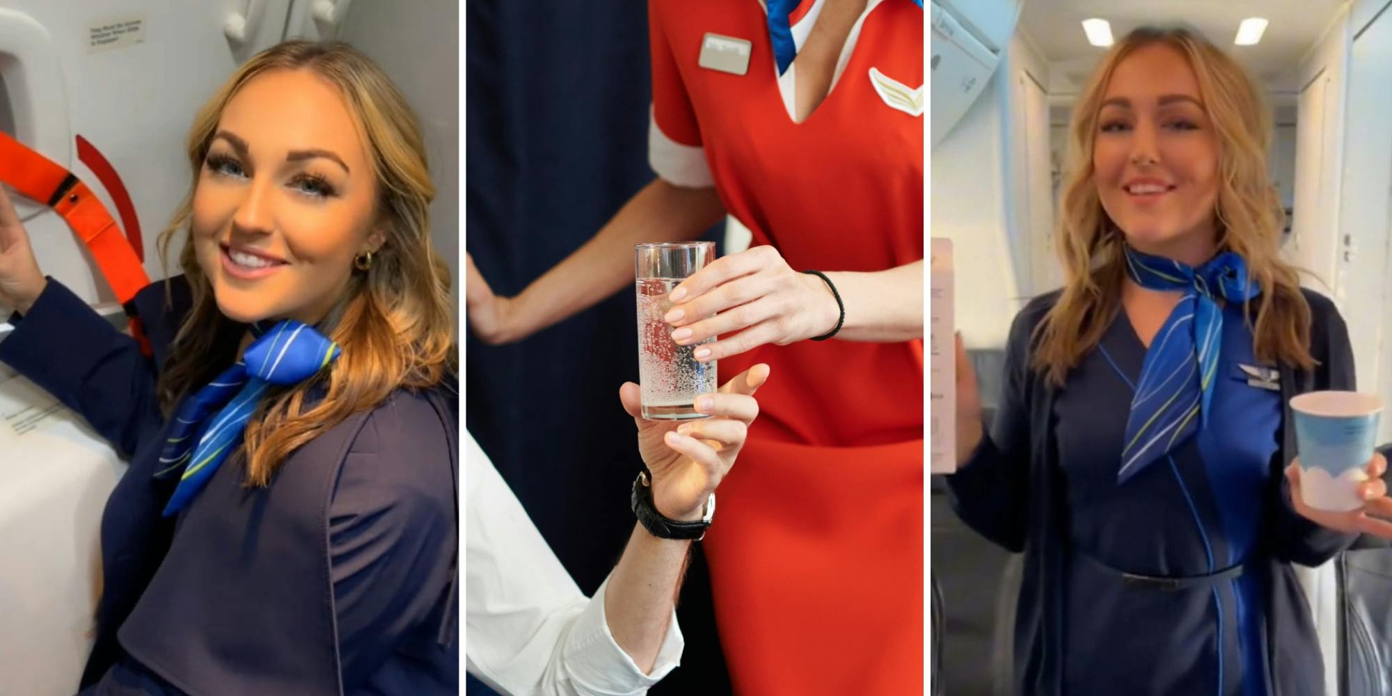 'I need to fly Alaska more': Flight attendants reveal how to get free water during boarding