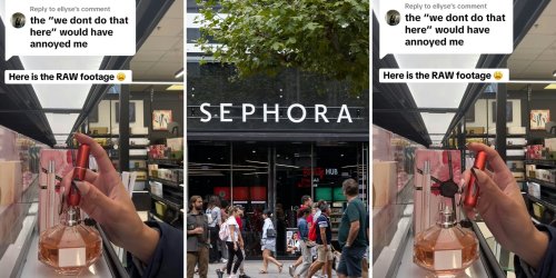 Sephora Customer Kicked Out For Trying Tester Perfume Hack