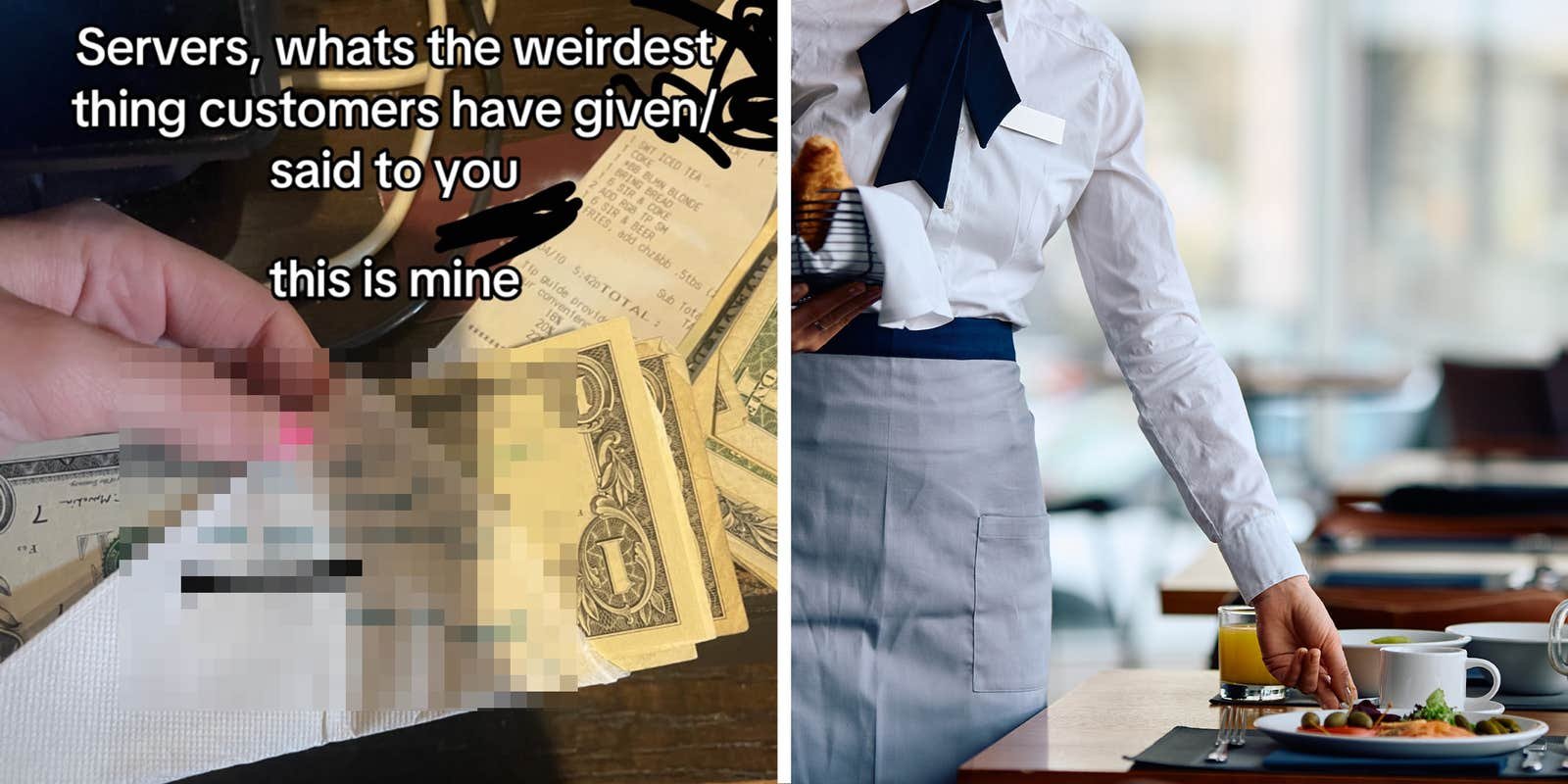 Waitress Serves Couple—They Leave Appalling, Inappropriate Secret Note On Napkin